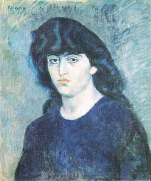 Portrait of Suzanne Bloch, pablo picasso